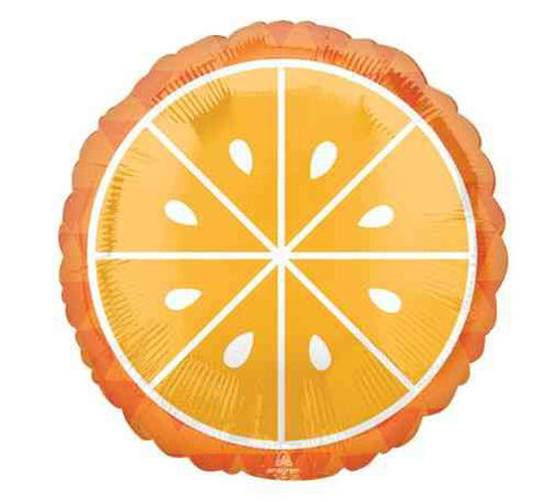 Picture of TROPICAL ORANGE STANDARD FOIL BALLOON 17INCH